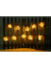 Globo lighting Solar-Lichterkette "SOLAR-LICHTERKETTE KUNSTSTOFF AMBER, 50XLED" in brown