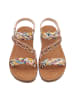 Ital-Design Sandale & Sandalette in Beige und Gelb