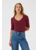 Kaffe T-shirt KAcarla Slim fit in Zinfandel