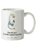 Mr. & Mrs. Panda Kaffeetasse Pinguin Bester Schwiegersohn mit Sp... in Weiß
