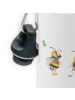 Mr. & Mrs. Panda Sportflasche Hummeln Kleeblatt ohne Spruch in Weiß