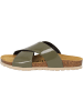 Palado Pantoletten Rianel in Khaki Lack