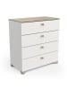 CALICOSY Kommoden IZZY in Helles - (W) 79,7  x (H) 85,1  x (L) 41,9  cm