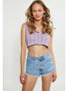 myMo Damen Crop-Top in Lavendel
