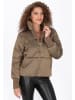 faina Women Jacket in brown bronze