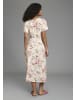 Laura Scott Sommerkleid in creme-rosa-geblümt