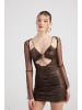 Holly Lolly Kleid in Braun