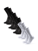 DANISH ENDURANCE Socken long cycling in black white black