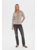 SAINT TROPEZ Strickjacke MilaSZ Gerade Passform in Atmos Gray Morn Stripe