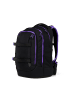 Satch Schulrucksack-Set PACK "Purple Phantom" 2-teilig in Schwarz