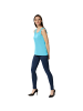 tectake Einfarbiges Damen Top, hellblau