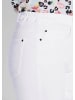 GOLDNER 7/8-Jeanshose Slim Fit Jeans BELLA  mit Dehnbund in weiß