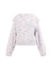 myMo Damen Strickpullover in Rosa Mehrfarbig