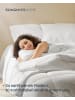 SONGMICS HOME Microfaserbettdecke Alyce in Wolkenweiß - (B)200 x (H)6 x (T)135 cm