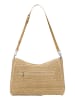 Desigual Umhängetasche 'Half Logo Raffia' in beige