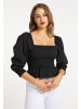 faina Damen Bluse in Schwarz