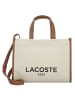 Lacoste Heritage Canvas Handtasche 27 cm natural tan