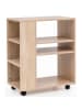 FineBuy Bücherregal in Grau / Spanplatte / 60x35x75