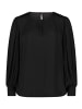 Betty Barclay Satin-Bluse in Schwarz