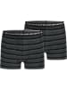 Normani Outdoor Sports 2er Pack Herren Merino Boxershorts in Anthrazit/Schwarz/Grau