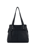 KLONDIKE 1896 Rush Zoe Schultertasche Leder 26 cm in schwarz