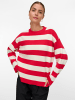 Vero Moda Strickpullover in Ribbon Red