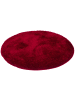 Snapstyle Hochflor-Teppich Feeling Mix Rund in rot