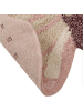 Beliani Kinderteppich GRAYLING in Rosa/Beige - (W) 90 x (L) 120 cm