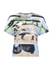 Betty Barclay Oversize-Shirt mit Aufdruck in Blau/Beige