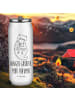 Mr. & Mrs. Panda Trinkflasche Edelstahl Otter Muschel mit Spruch in Weiß