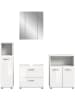 ebuy24 Badmöbelset Ice Weiß 180 x 32 cm