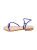 Les Tropéziennes par M Belarbi Ledersandalen von M.belarbi Hodaxa Blau