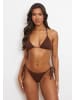 Moda Minx Bikini Hose Scrunch Tie in Coffee