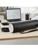 relaxdays Posterrolle in Schwarz - (H)93–150 x Ø 26,5 cm