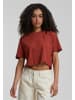 Urban Classics Cropped T-Shirts in rusty