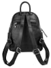 Samantha Look Rucksack echt Leder in schwarz