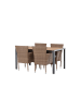 ebuy24 Gartenset Break 5-teilig Natur 90 x 150 cm