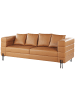 Beliani 5-tlg 3-Sitzer Sofa GRANNA in Braun