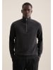 Seidensticker Quarter Zip Regular in Grau