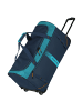 travelite Basics Active 2-Rollen Reisetasche 71 cm petrol-orange