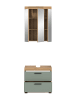 xonox.home Badkombination in Artisan Eiche/Salbei - (B) 60 x (H) 191 x (T) 37