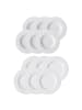 Villeroy & Boch 12-tlg. Tafelservice Cellini in in weiß