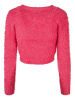Urban Classics Urban Classics Damen Ladies Cropped Feather Cardigan in hibiskus pink