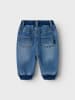 name it Thermojeans NBMBEN BAGGY R FLEECE JEANS in medium blue denim