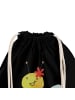 Mr. & Mrs. Panda gym tasche Biene Blume ohne Spruch in Schwarz