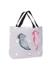 Mr. & Mrs. Panda Badetasche Axolotl Freundin ohne Spruch in Grau Pastell