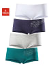 Petite Fleur Kids Panty in petrol, grau-meliert, marine, weiß