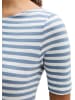 Marc O'Polo Gestreiftes T-Shirt slim in Medium Blue