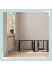 relaxdays Welpenauslauf in Schwarz - (B)76,5 x (H)100 x (T)235 cm