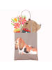 Mr. & Mrs. Panda Schultasche Hund Basset Hound ohne Spruch in Braun Pastell